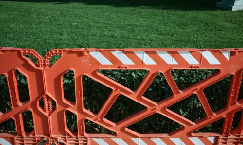 plastic safety barriers