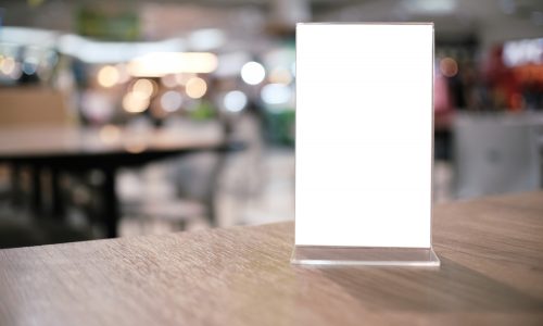 plastic display